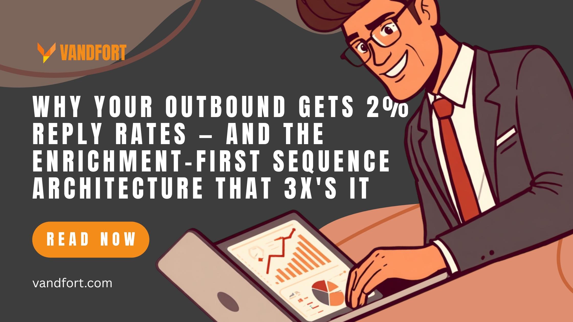 Why Your Outbound Gets 2% Reply Rates — And the Enrichment-First Sequence Architecture That 3x’s It
